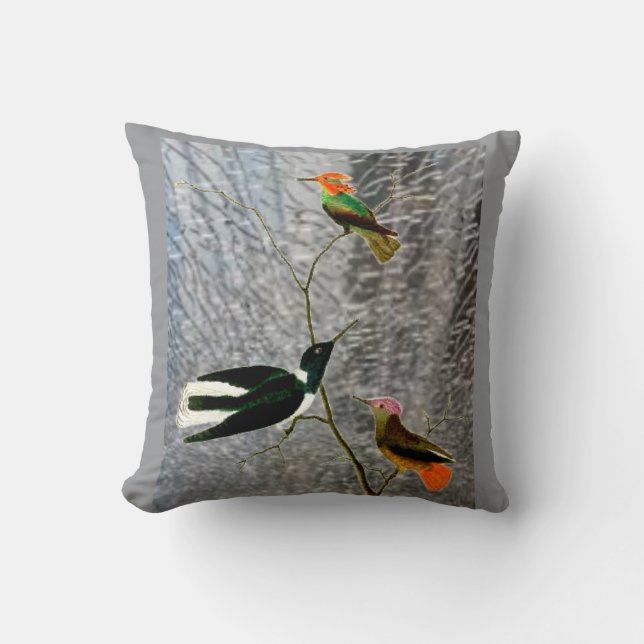 Coussin Three Birds (Recto)