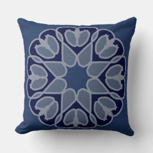 Coussin Throw Oreiller, Un design motif d'impression en ti