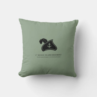 Coussin Throw Pillow — 1st Rhode Island Regiment