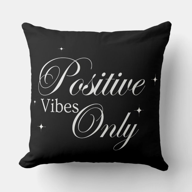 Coussin  Throw Pillow – Inspirational Quote Pillow (Recto)