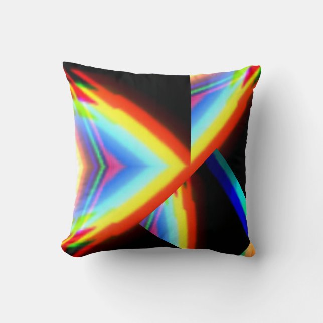 Coussin Throw Pillow Multicolore Space  (Recto)