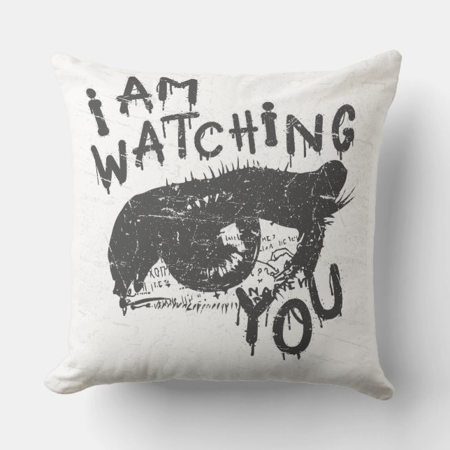 Coussin Throw Pillow, Throw Pillow 16" x 16" (Recto)