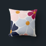Coussin Throw pillows<br><div class="desc">Bring a sense of calm and effortless style to your space with this modern floral throw pillow. Designed with soft colors and abstract floral shapes, it adds a gentle, contemporary touch to sofas, beds, and cozy corners. The balanced palette and minimal aesthetic make this pillow easy to mix with neutral...</div>