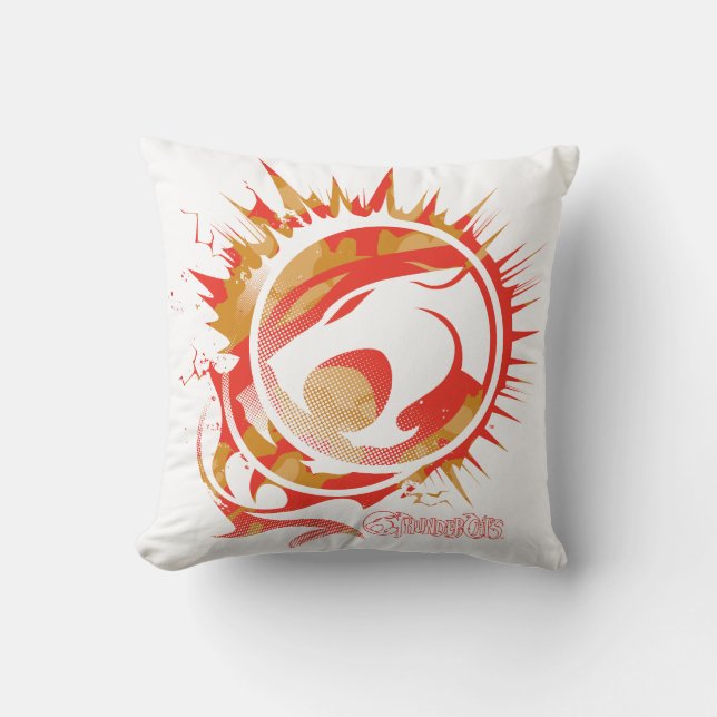 Coussin ThunderCats | Logo explosif (Recto)