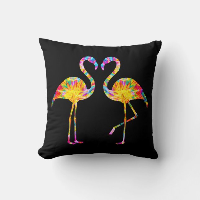 COUSSIN TIE DYE FLAMINGO (Recto)