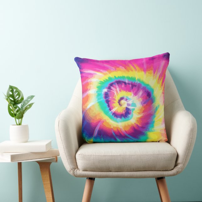 Coussin Tie-Dye Hippie (Chaise)