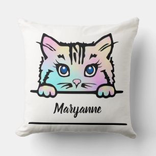 Coussin Tie Dye Kitty
