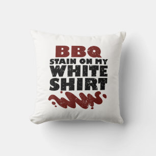 Coussin Tige barbecue sur mon blanc
