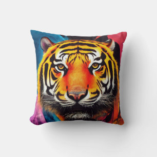 Coussin Tiger Animal Discovery Aventure Nature Planet Ea
