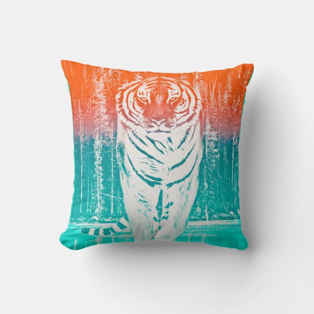 Coussin Tiger Art Print  (Recto)