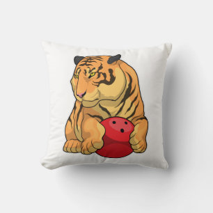 Coussin Tiger Bowling Bowling boule