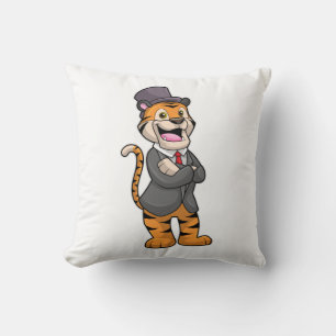 Coussin Tiger comme chambre avec veste et Casquette