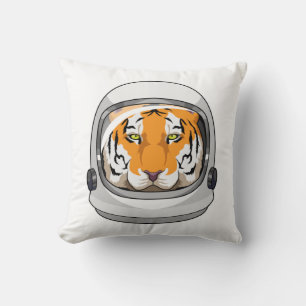 Coussin Tiger en astronaute avec casque