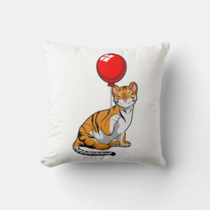 Coussin Tigre avec ballon