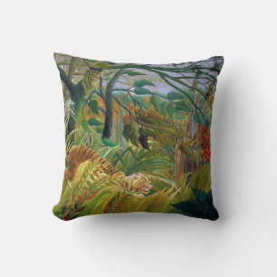 Coussin Tigre dans une tempête tropicale, Rousseau