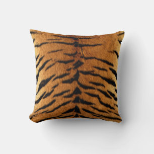 Coussin Tigre de fourrure d'animal de la jungle tribale Im