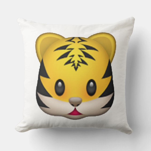Coussin Tigre - Emoji (Recto)