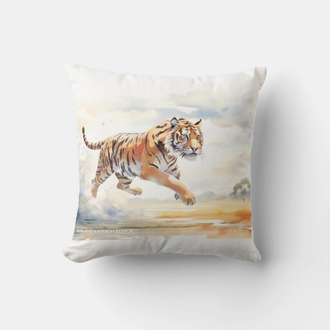 Coussin Tigre en action (Recto)