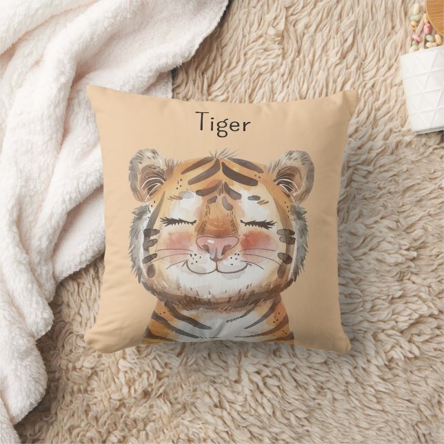 Coussin Tigre orange (Couverture)