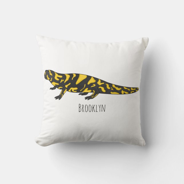 Coussin Tigre salamandre (Recto)