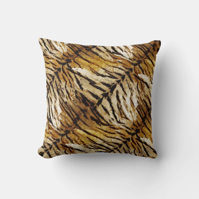 Coussin Tigre skin, stylish, tigre, striped, animal print (Recto)