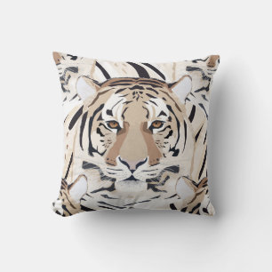 Coussin Tigre, visage de tigre, symbole 2022