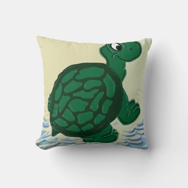 Coussin Timothy la Tortue (Recto)
