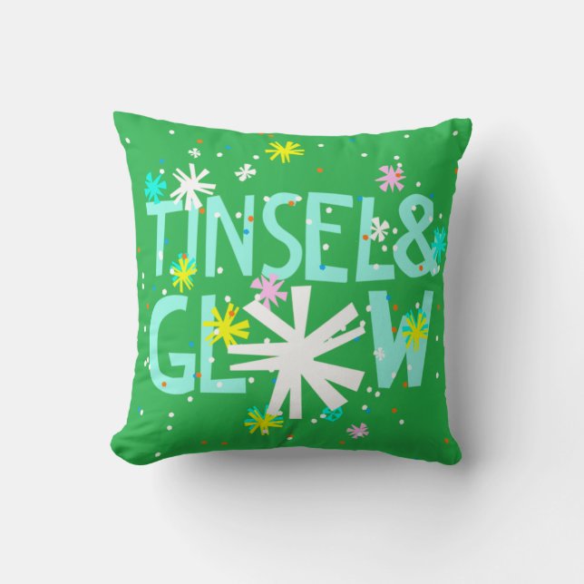 Coussin Tinsel & Glow (Recto)