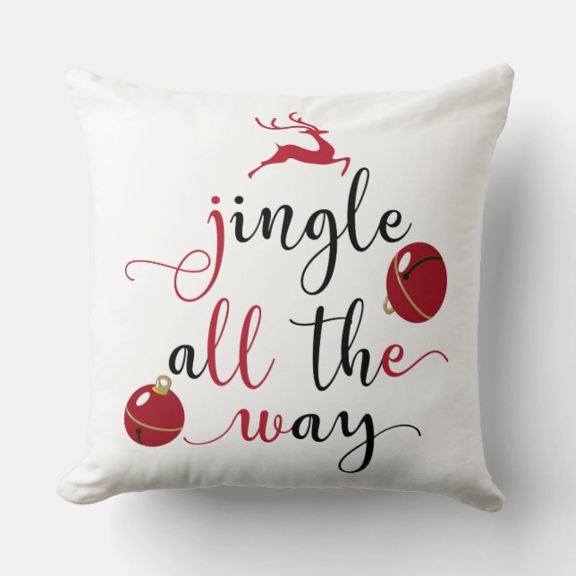 Coussin tinter tout le long du chemin (Recto)