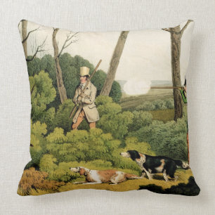 Coussin "Tir de faisan", pub. par Thomas McLean, 1820 (