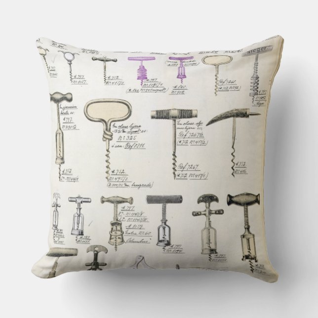Coussin Tire-bouchons, d'un catalogue commercial de (Recto)