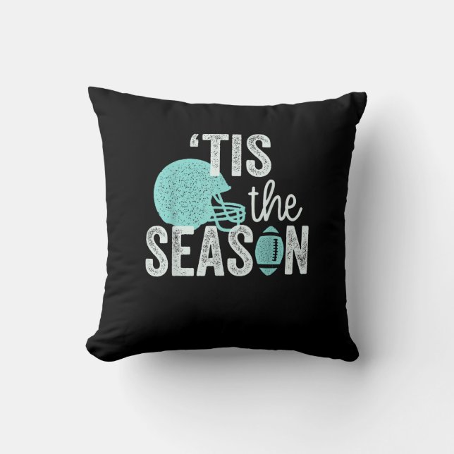 Coussin Tis The Season Football Family I Heart Football Se (Recto)