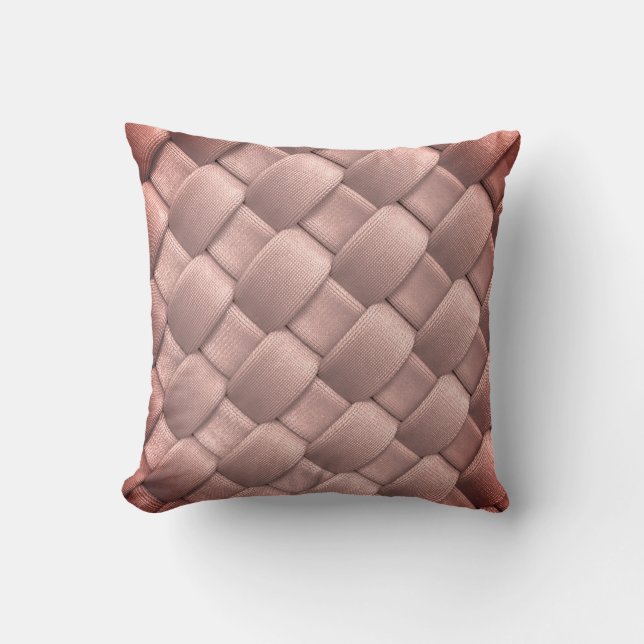 Coussin Tissage diagonal en croisillons verrouille la conc (Recto)
