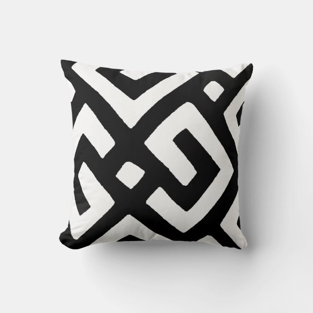 Coussin Tissu 2 de Kuba d'Africain (Recto)