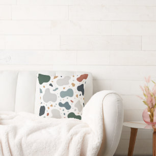 Coussin Tissu sur mesure de style Terrazzo minimaliste, Pa