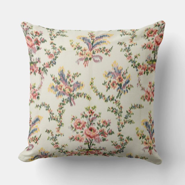 Coussin Tissu tissé pour la Reine Marie Antoinette chez le (Recto)