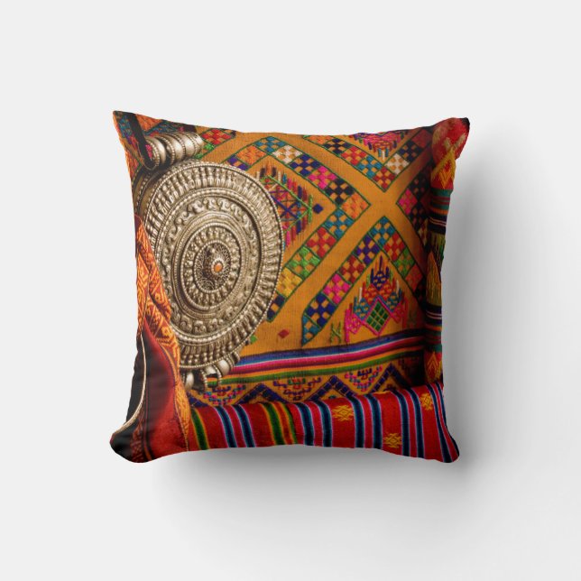 Coussin Tissus, Bhoutan (Recto)