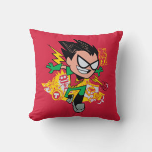 Coussin Titans Ados, partez !   Robin's Arsenal Graphic