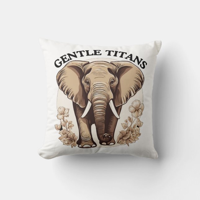 Coussin Titans gentils (Recto)