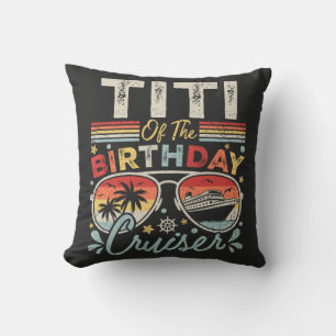 Coussin Titi de l'anniversaire de croisière vacances
