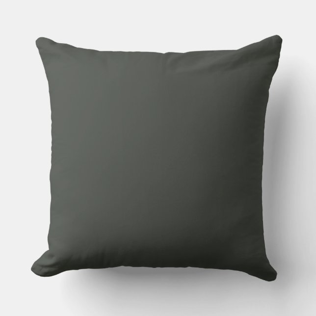 Coussin Tobacco Solid Color Throw Pillow (Recto)