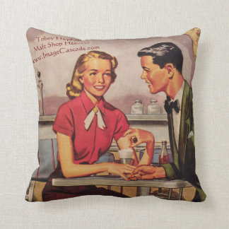 Coussin Tobey Heydon : Malt Shop Heaven dans les années 5