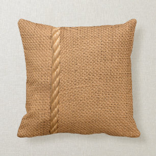 Coussin Toile de jute