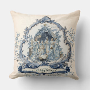Coussin Toile française Nativité Chinoiserie