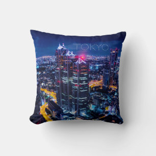 Coussin Tokyo la nuit