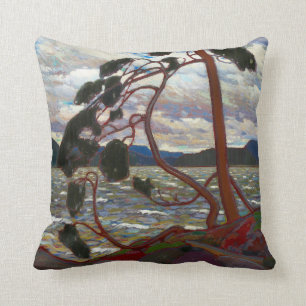 Coussin Tom Thomson le vent d'ouest