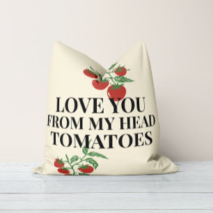 Coussin Tomate Note d'amour De la ferme à la table Frais