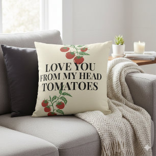 Coussin Tomate Note d'amour De la ferme à la table Frais