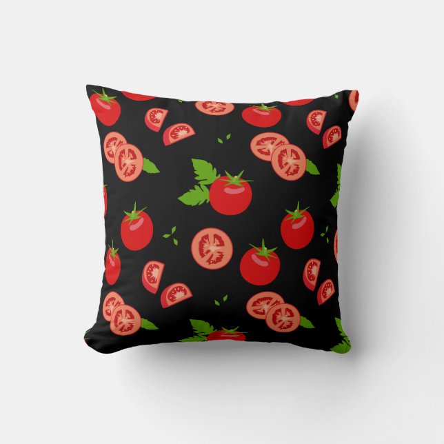 Coussin Tomates hachées Fun Tomato Motif (Recto)