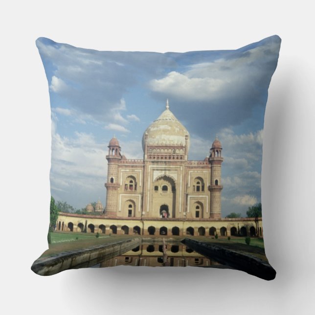 Coussin Tombe de Sardar Jang, Nawab d'Oudh et de Minis (Recto)
